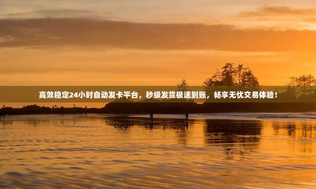 高效稳定24小时自动发卡平台，秒级发货极速到账，畅享无忧交易体验！